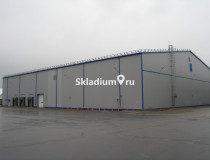 Вид строения. Сухой склад (+18) Офисно-складской комплекс Быково Московская область, Раменский городской округ, Быково рп, ул Аэропортовская, 14к24, 9 302 м2 фото 4